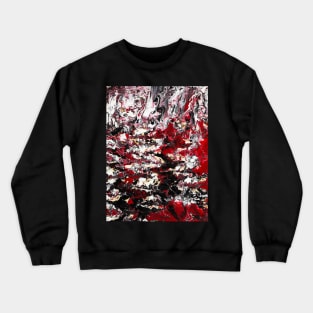 abstract marble texture liquid art design Crewneck Sweatshirt